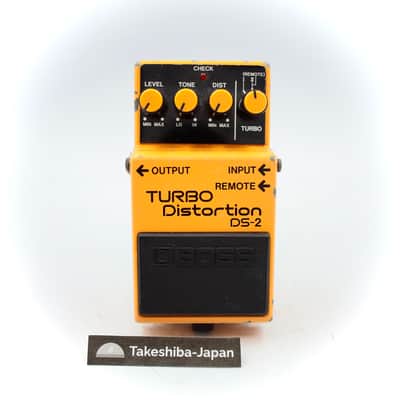 Boss DS-2 Turbo Distortion 1989 Made In Japan Vintage Guitar Effect Pedal CA56040