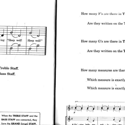 Time To Begin Library for Piano Students Revised Edition, The Look and Listen Book, 1960 Frances Clark Music Sheets Book image 9