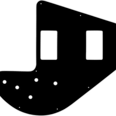 WD Custom Pickguard For Gibson 1975-1983 Ripper Bass #01T Black Thin
