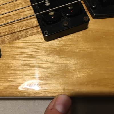Jackson KV1 Dave Mustaine Korina 90s Megadeth Natural King V image 23