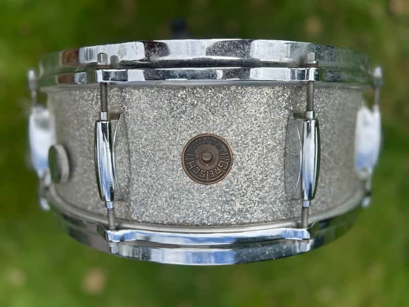 GRETSCH 60s #4157 Name Band 14x5.5 Silver Sparkle 1960s Gretsch Snare Drum [51090] (06/15) image 1