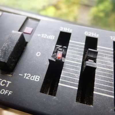 Boss RGE-10 Micro Rack Series Graphic Equalizer 1980s - Black image 7