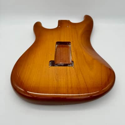 Fender USA Stratocaster Guitar Body Mint Light 23105 image 8