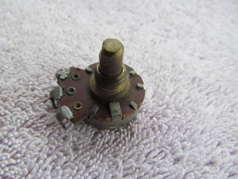 1957 Stackpole Short Shaft Potentiometer Vintage Stackpole Pot From 1957 Good Used Condition image 1