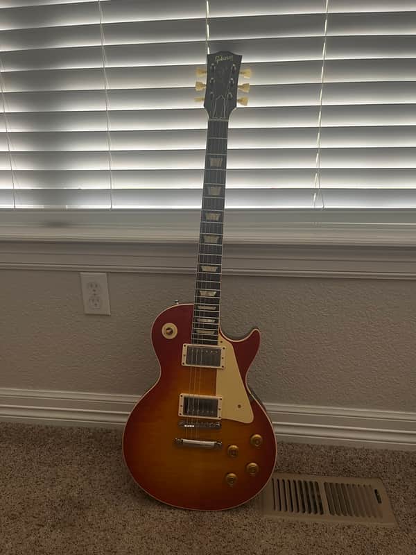 Gibson 60th Anniversary 1960 Les Paul Standard V2 VOS 2020 - Orange Lemon Fade image 1