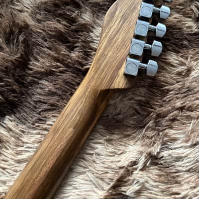 2019 Fender Limited Edition American Acoustasonic Telecaster Exotic Ziricote Series Neck image 9