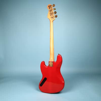 1980s Schecter USA Bass Guitar Red Dallas Era American Made image 8