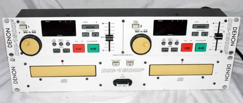 Denon DN-1800F vintage dual CD player with digital outputs image 1