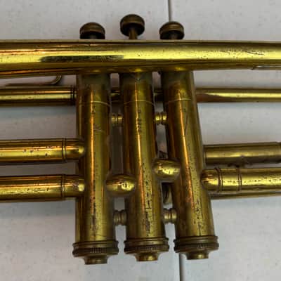 Vintage “Americana” Bb Trumpet — 30s/40s Era (est.) — Fair — SN 3782 — Soft Case image 4