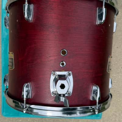Yamaha 12x14 Stage Custom Standard Mounted Tom 2000s - Red Birch image 6