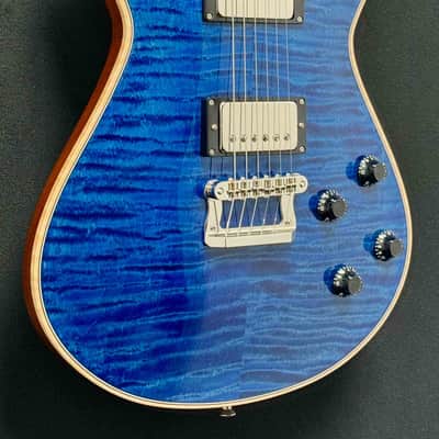 Knaggs - Kenai - Ocean Blue Gloss Nitro - T2 Maple/Mahogany - Mahogany Neck - Ebony Fret Board - Ebony Head Stock - Nickel Hardware - BKP Mule Pickups - w/OHSC - Call for Best Price !!! image 2
