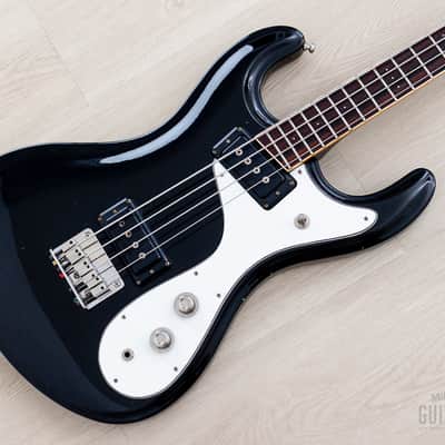 1990 Mosrite Ventures Model Bass Standard Series VMB-900 Black w/ Case, Japan Kurokumo image 1