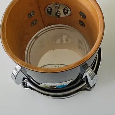 Ludwig Octaplus 6"+8" Dark Blue Cortex Concert Toms w/ Original Double-Tom Mount Bracket BO2 Badge image 3