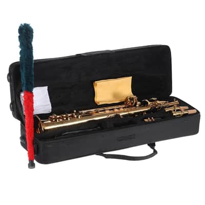 Brass Straight Soprano Bb B Flat Sax Saxophone image 4