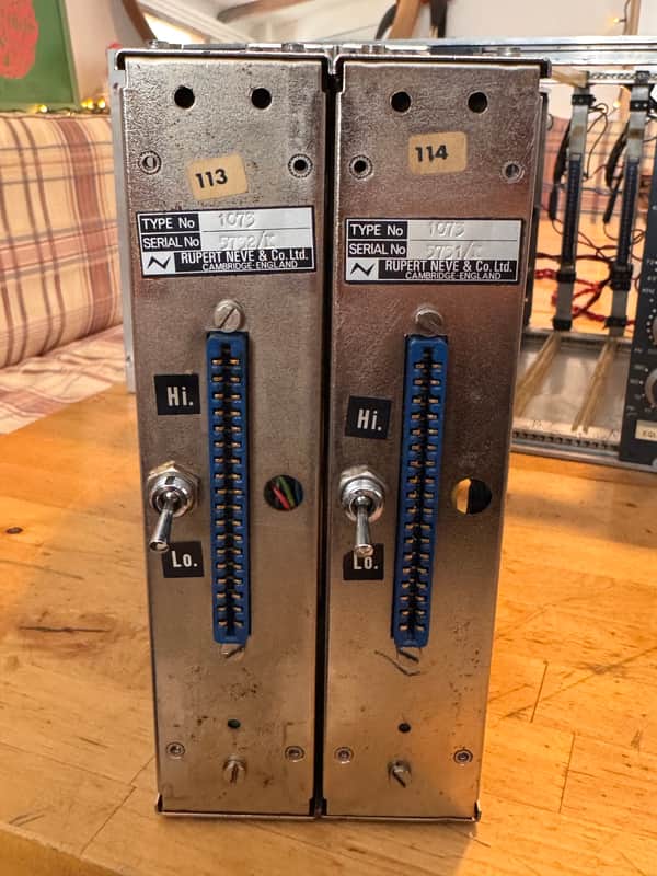 Vintage Neve 1073 matched pair consecutive serial numbers image 1