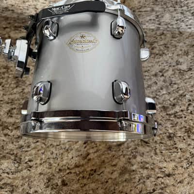 Tama Starclassic Maple MIJ Early 2000's Titanium Silver 4 pc Shell Pack image 9