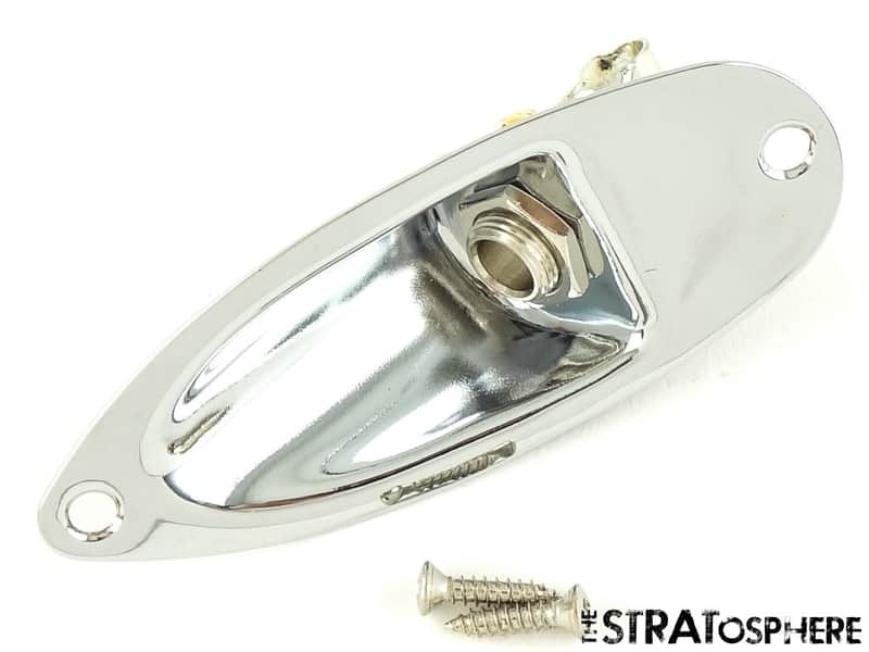 Fender Vintera III Late 60s RI Stratocaster Strat, OUTPUT JACK & Plate, Chrome. image 1