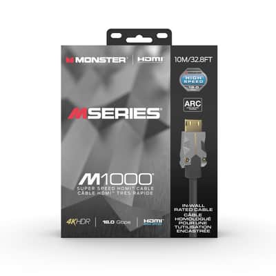 Monster VMM10010 M1000 HDMI 2.0 Cable. 10 Meter image 1