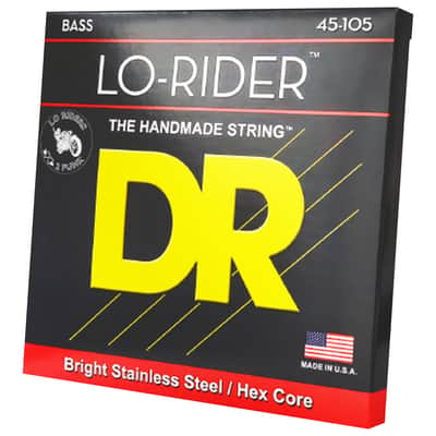 Lo Rider Stainless Steel Bass Strings Medium 45-105 DR Strings Bild 1