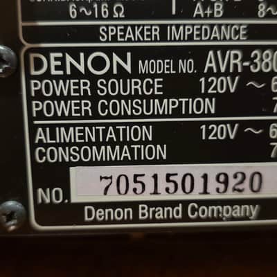 Denon AVR-3808CI 7.1 Channel Network A/V Receiver - 130Wpc App/Web Control image 12