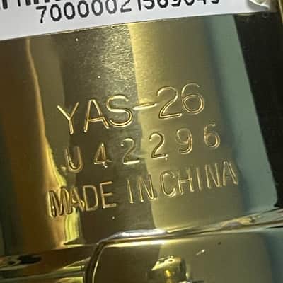 Yamaha YAS-26 Standard Alto Saxophone 2010s - Lacquered Brass image 5