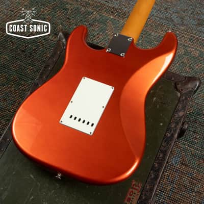 2017 Fender Traditional 60s Stratocaster Made in Japan Rare Candy Tangerine image 10