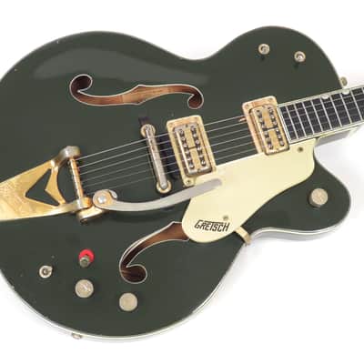1963 Gretsch Country Club - Rare Cadillac Green Finish - Thin Body - Original Case image 5