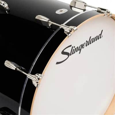 Slingerland Studio King 3pc Drum Set 18/12/14 Del Norte Black image 7