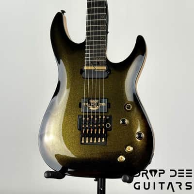 Schecter Diamond Series 50th Anniversary C-1 FR-S Electric Guitar - 50th Gold Burst image 4