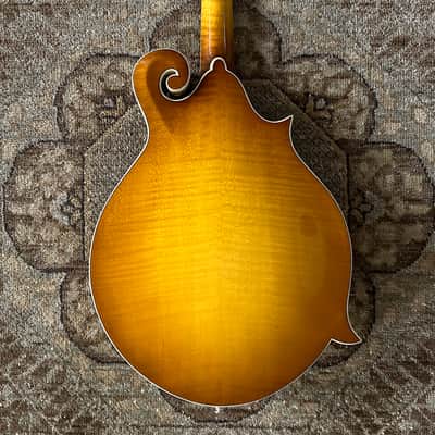 Eastman MD615L-GB Left Handed F-Style Mandolin in Goldburst w/ Hard Case & Free Pro Setup image 7
