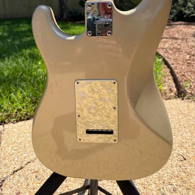 Fender US American Lone Star Stratocaster HSS with Maple Fretboard 1999 - Humbucker bridge - Shoreline Gold image 8
