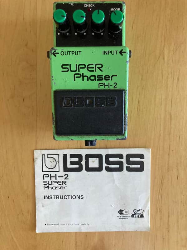 Boss PH-2 Super Phaser Pedal 1984 - 1988 Made In Japan | Reverb