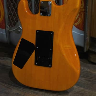 G&L USA Legacy Deluxe Guitar in Honeyburst over Premium Flamed Maple Top image 9