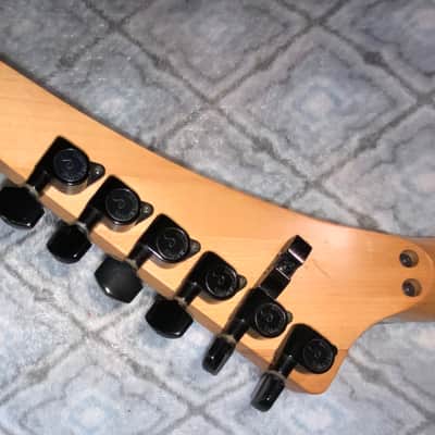 Final Reduction!  1986 Kramer Nightswan in Gloss Black with Blue Polka Dots! All Original! image 14
