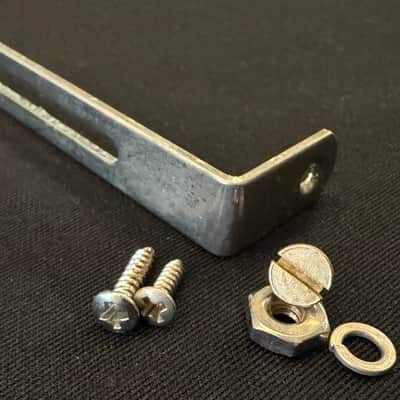 Gibson Les Paul Historic Aged Nickel Pickguard Bracket and Custom Shop Slotted Head Screw