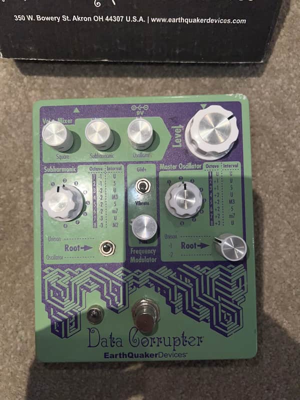 Limited edition RARE - EarthQuaker Devices Data Corrupter Modulated Monophonic Harmonizing PPL 2017 - Present - Various image 1