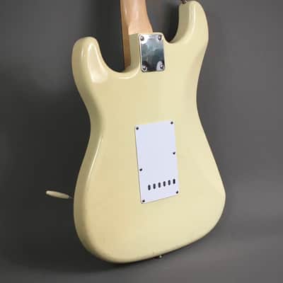 Vintage Fender Japan Strat MIJ 62RI Olympic White Reverse Nitro Relic Neck Hendrix Tribute Rare Guitar 7.6 lb Tweed HSC image 10
