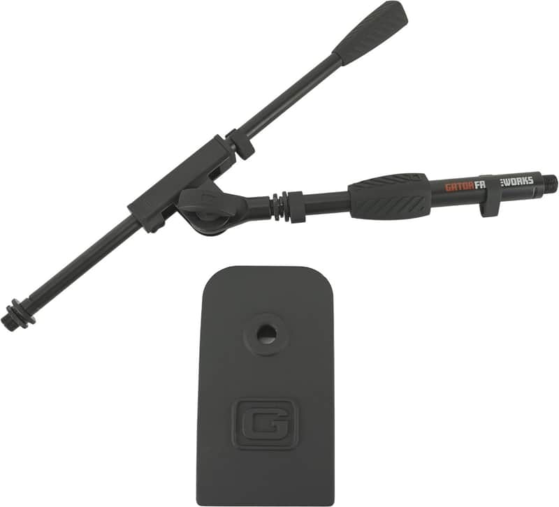 Gator Frameworks GFW-MIC-0821 Compact Base Bass Drum and Amp Mic Stand image 1