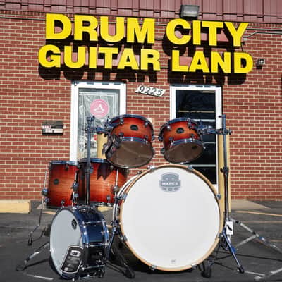 Mapex Armory Studioease 6pc Birch/Maple Shell Pack - Redwood Burst image 4