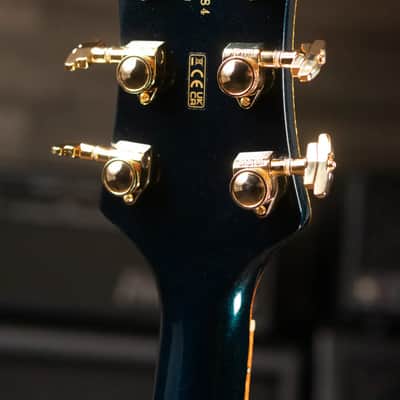 Gretsch Falcon Center Block LTD Electric Guitar with String-Thru Bigsby - Midnight Sapphire with Hardshell Case image 7