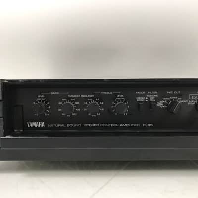 Yamaha C-65 Natural Sound Stereo Control Amplifier #50947 image 3