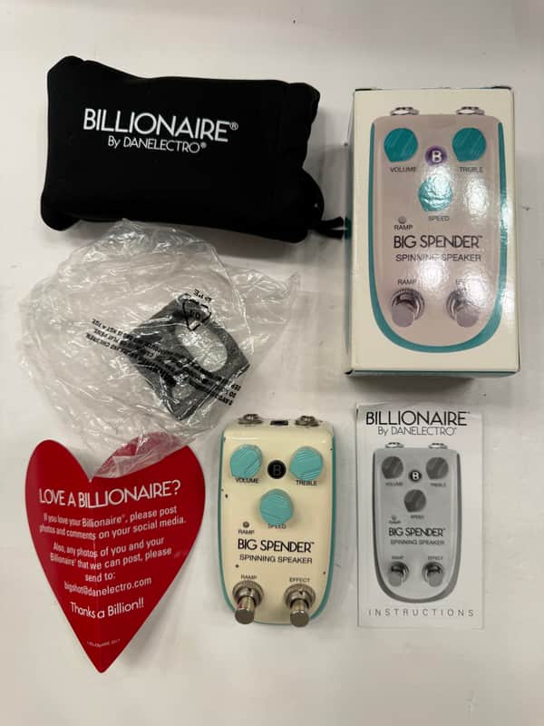 Danelectro Billionaire Big Spender Spinning Speaker Rotary Guitar Effect Pedal image 1