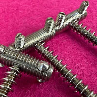 GVT® Vintage 1960s  For Fender® Telecaster® Threaded Steel Saddles – Pre-CBS Specification image 4