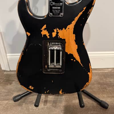 Charvel Charnel Pro-Mod Relic San Dimas Style 1 HH FR -Black 2024 - Weathered Black image 4