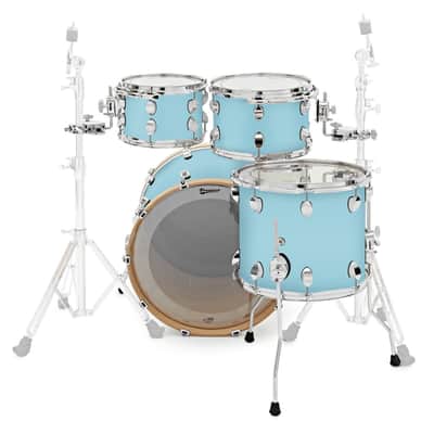 Premier Elite Series 20 Inch Four-Piece Birch Maple Shell Pack Baby Blue PEX20-4SPBBL image 2
