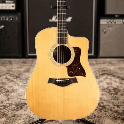 Taylor 210ce Dreadnought Acoustic/Electric Guitar with Gig Bag - Factory Demo image 3
