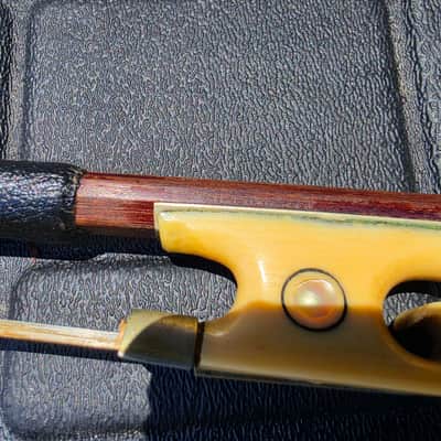 Vuillaume Style Violin bow Ivory/Nickel Silver Frog image 7