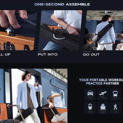 Donner HUSH-X Electric Guitar Kit for Travel image 5