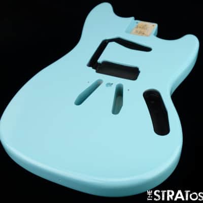 * Fender Kurt Cobain Mustang BODY Electric Guitar Parts Sonic Blue #820 image 2