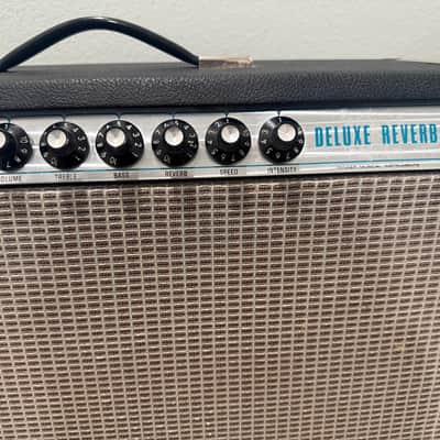 1973 Fender Deluxe Reverb | Silverface | Vintage Tube Combo Amp image 3